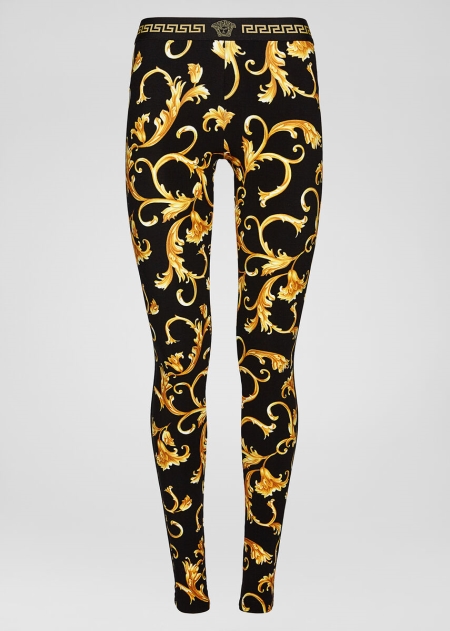 Versace Barocco Print Leggings Dam - 305287AKJ